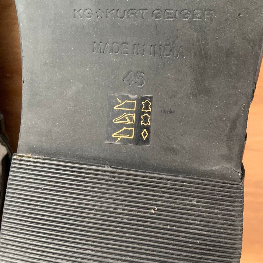 KG ⭐️ KURT GEIGER Men’s Leather Sandals (Sz 45) - Picture 7 of 8